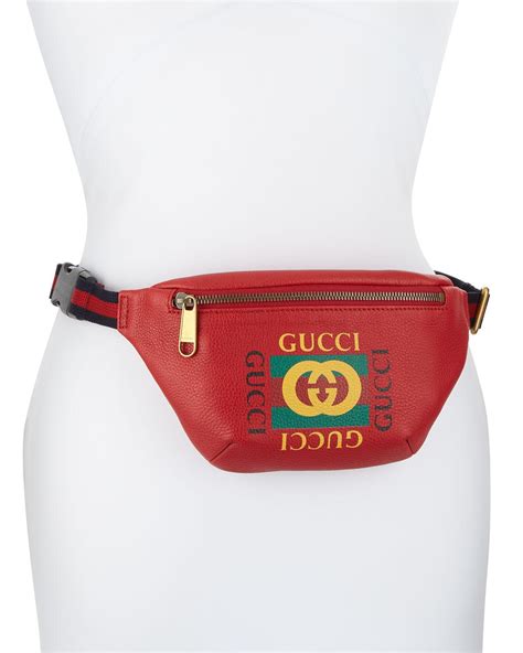 gucci red fanny pack|Gucci crossbody fanny pack.